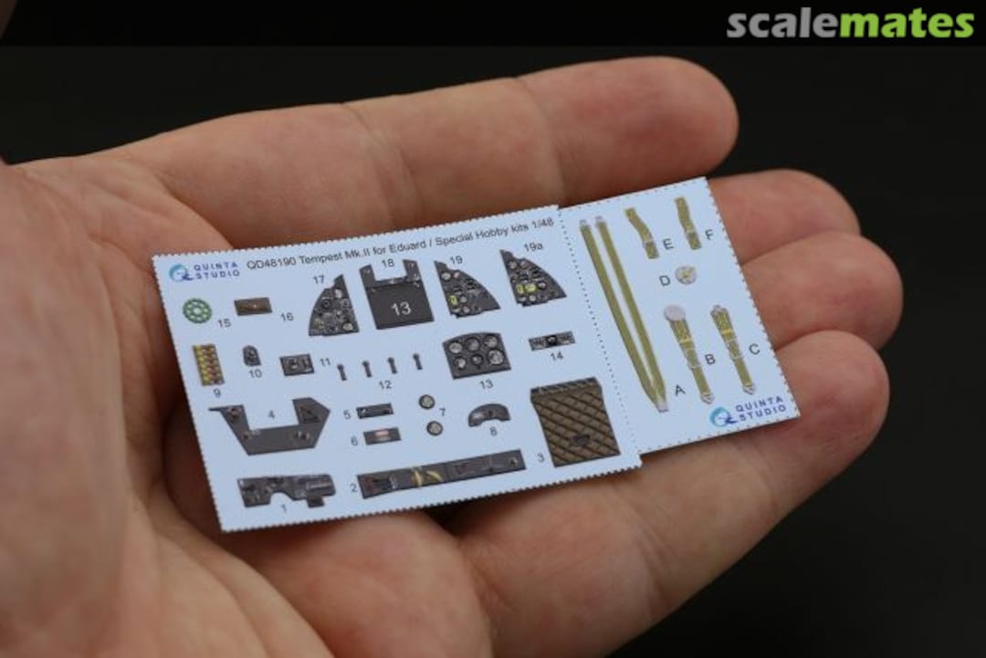 Contents Tempest Mk. II interior 3D decals QD48190 Quinta Studio Contents Tempest Mk. II interior 3D decals QD48190 Quinta Studio