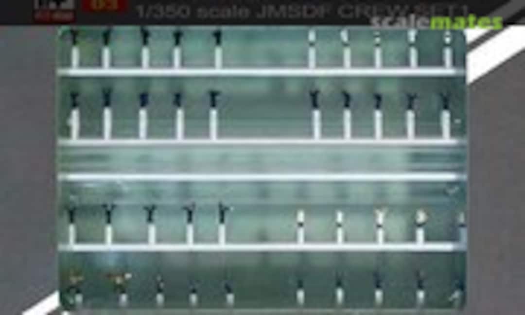 1:350 JMSDF Crew Set 1 (Pit-Road PSM03) PSM03