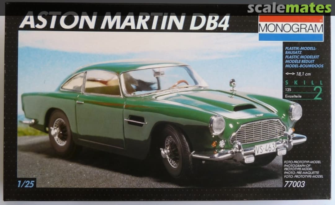 Boxart Aston Martin DB4 77003 Monogram Boxart Aston Martin DB4 77003 Monogram