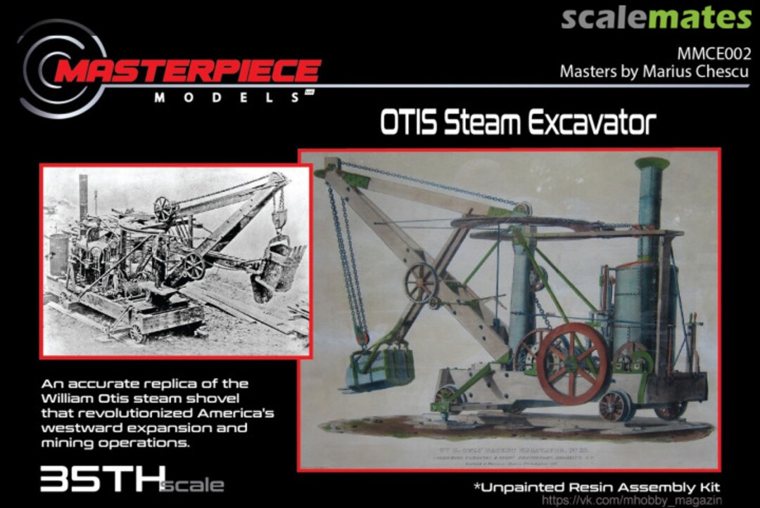 Boxart Otis Steam Excavator MMCE002 Masterpiece Models Boxart Otis Steam Excavator MMCE002 Masterpiece Models