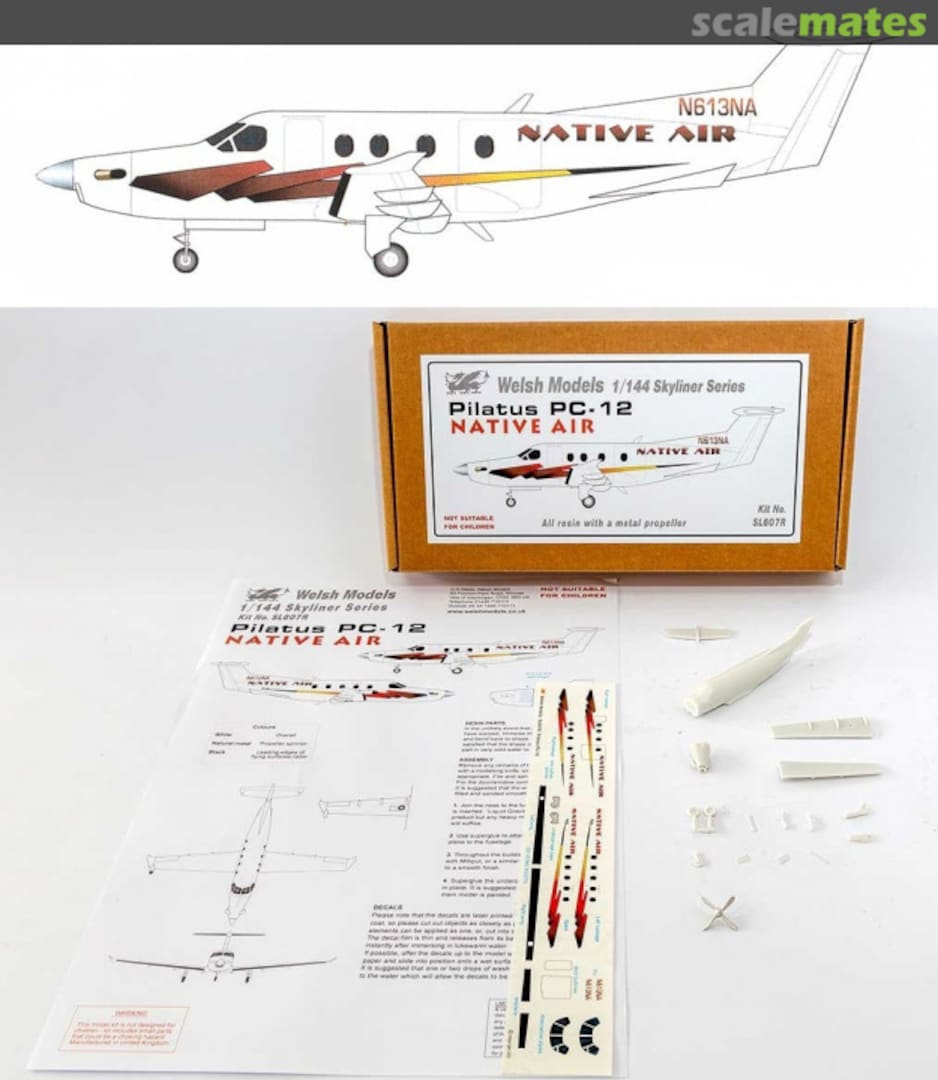 Boxart Pilatus PC-12 SL607R Welsh Models Boxart Pilatus PC-12 SL607R Welsh Models