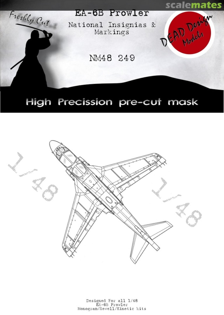 Boxart EA-6B Prowler National Insignias & Markings NM48249 DEAD Design Models Boxart EA-6B Prowler National Insignias & Markings NM48249 DEAD Design Models