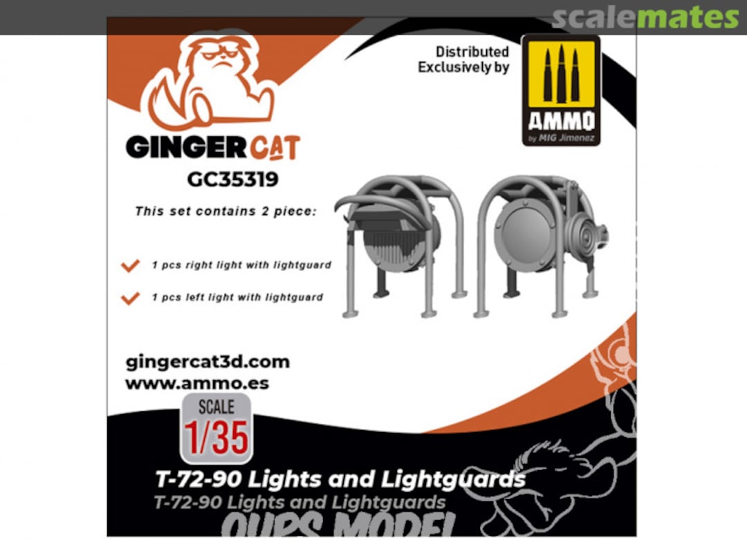 Boxart T-72-90 Lights and lightguards GC35319 Ginger Cat Boxart T-72-90 Lights and lightguards GC35319 Ginger Cat