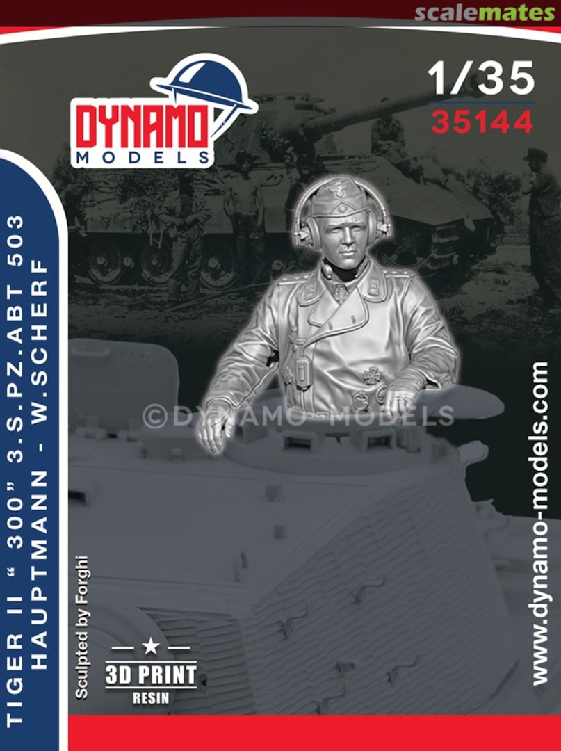 Boxart TIGER II "300" 3.S.PZ.ABT 503 HAUPTMANN -W.SCHERF 35144 Dynamo Models Boxart TIGER II "300" 3.S.PZ.ABT 503 HAUPTMANN -W.SCHERF 35144 Dynamo Models