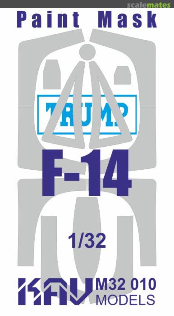 Boxart F-14 paint mask KAV M32 010 KAV models Boxart F-14 paint mask KAV M32 010 KAV models