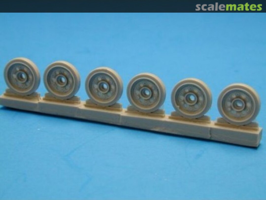 Boxart Panzer III Wheels w/Hubs Removed TWS1022 Tank Workshop