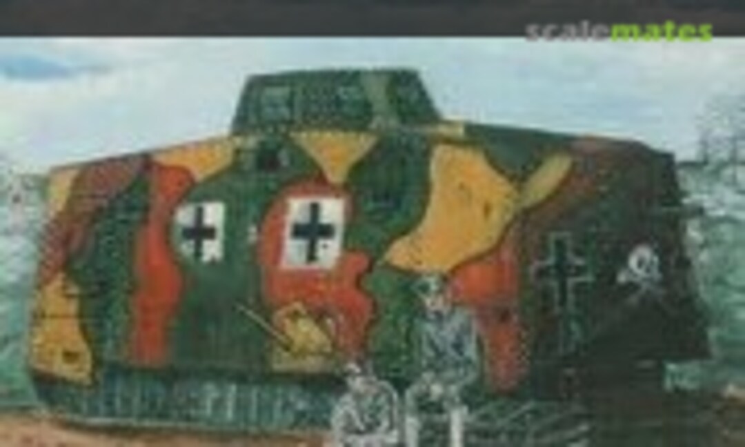 A7V German WWI Tank (Krupp) Late Production (Kora Models A7207)