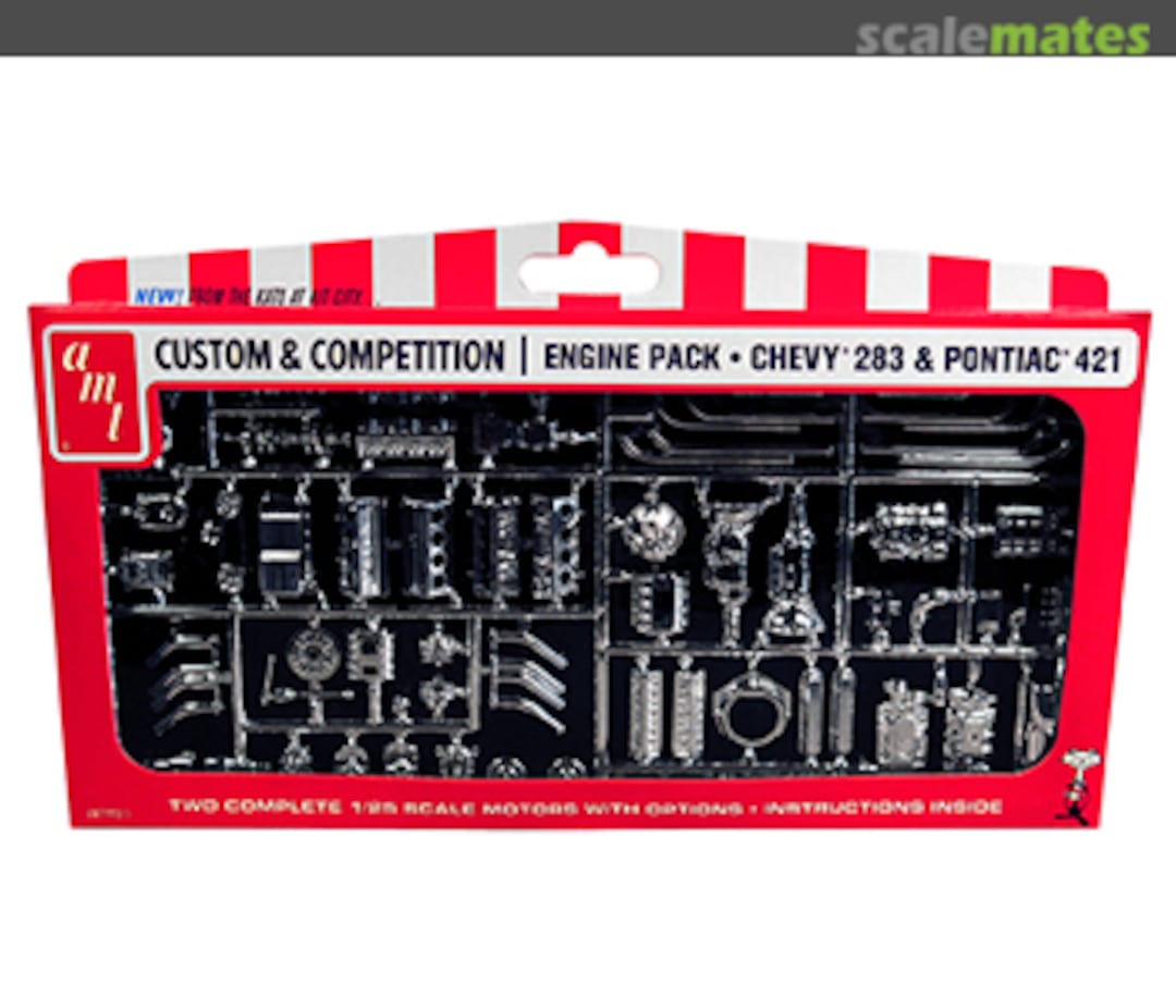 Boxart Chevy 283 & Pontiac 421 PP011 AMT Boxart Chevy 283 & Pontiac 421 PP011 AMT