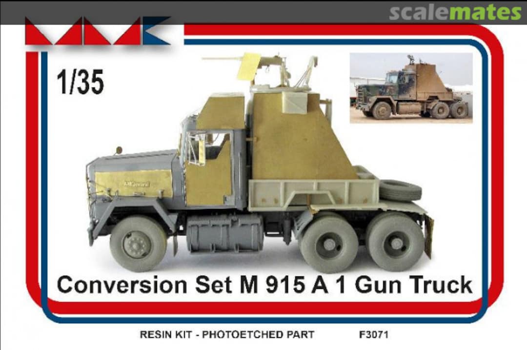 Boxart Conversion Set M915 A1 Gun Truck F3071 MMK Boxart Conversion Set M915 A1 Gun Truck F3071 MMK