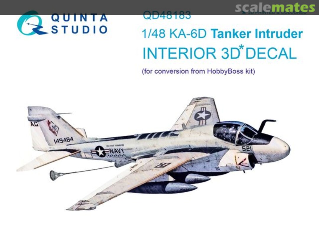 Boxart KA-6D Tanker Intruder - interior 3D decals QD48183 Quinta Studio Boxart KA-6D Tanker Intruder - interior 3D decals QD48183 Quinta Studio