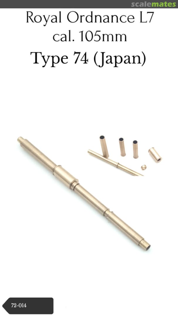 Boxart Type 74 - Royal Ordnance L7 cal. 105mm 72-014 MicroWorld Boxart Type 74 - Royal Ordnance L7 cal. 105mm 72-014 MicroWorld