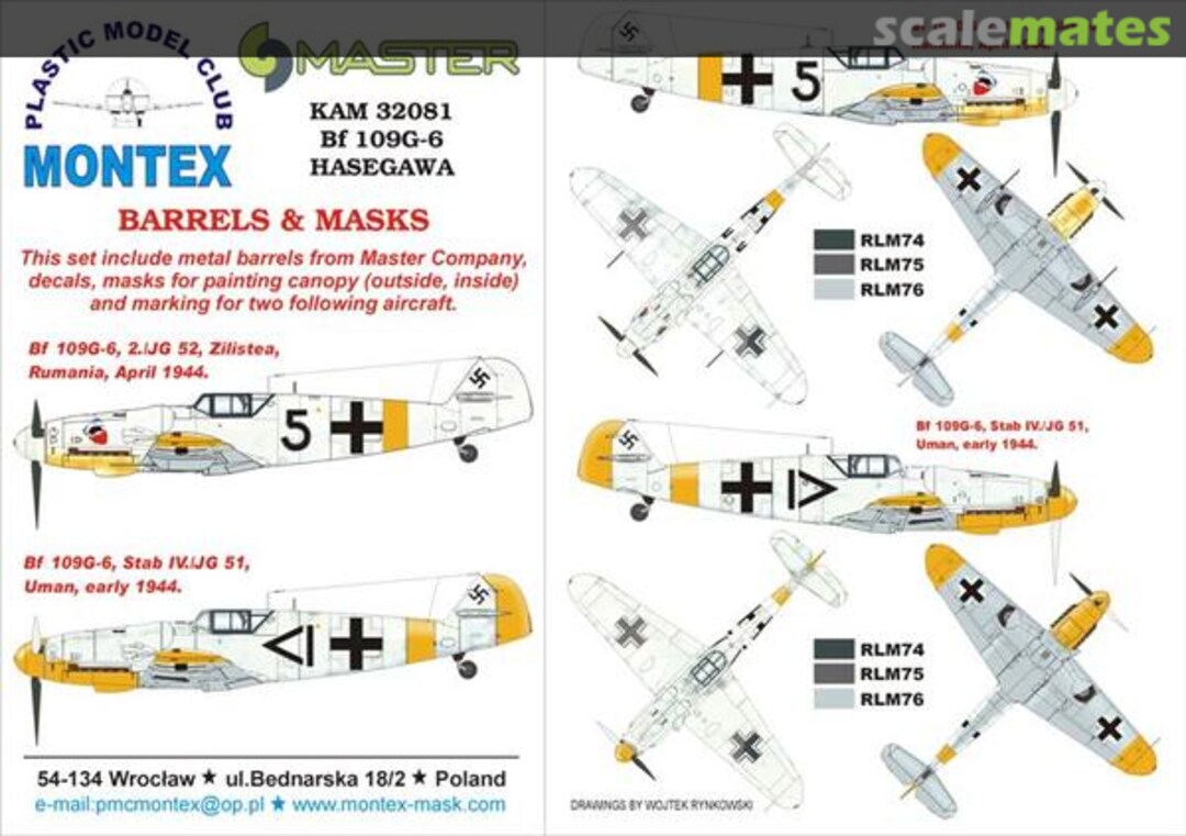 Boxart Bf 109G-6 KAM32081 Montex Boxart Bf 109G-6 KAM32081 Montex