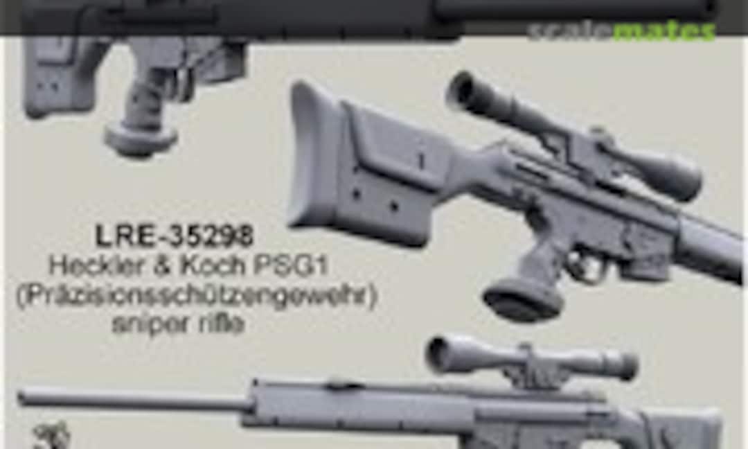 1:35 Heckler & Koch PSG1 (Präzisionsschützengewehr) sniper rifle (Live Resin LRE-35298) LRE-35298