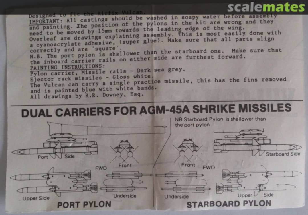 Boxart Vulcan B2 Shrike Missiles HR05 Harrier Boxart Vulcan B2 Shrike Missiles HR05 Harrier