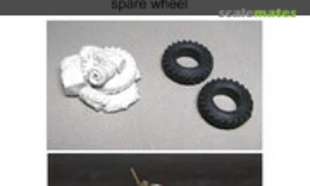 1:35 Personal equipment of BTR-80 crew and spare wheel (DANmodels DM35302) DM35302