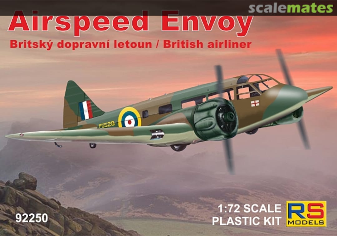 Boxart Airspeed Envoy 92250 RS Models