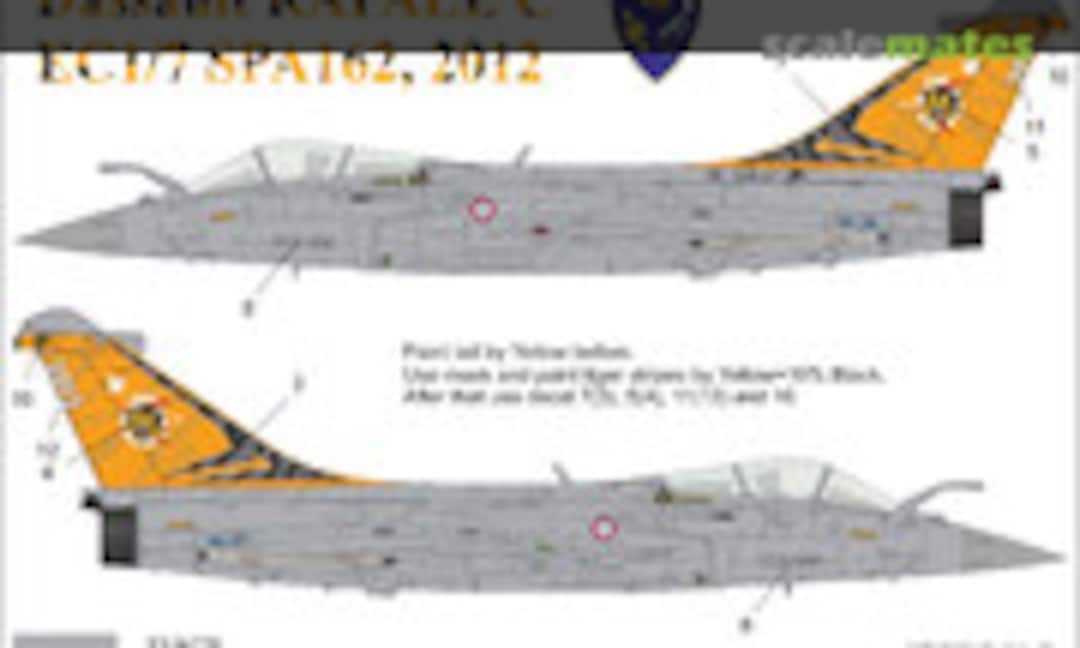 1:72 Rafale C RC/7, SPA162, 2012 (UpRise Decal UR7233) UR7233
