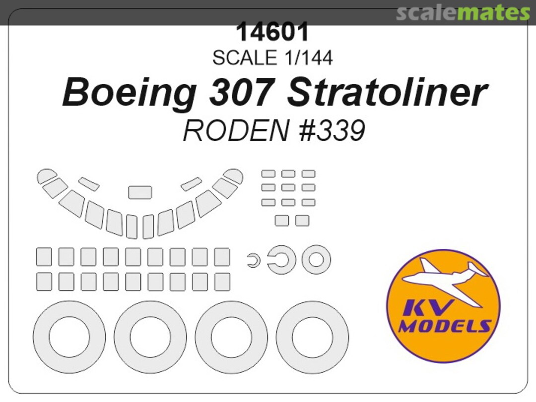 Boxart Boeing 307 Stratoliner 14601 KV Models Boxart Boeing 307 Stratoliner 14601 KV Models