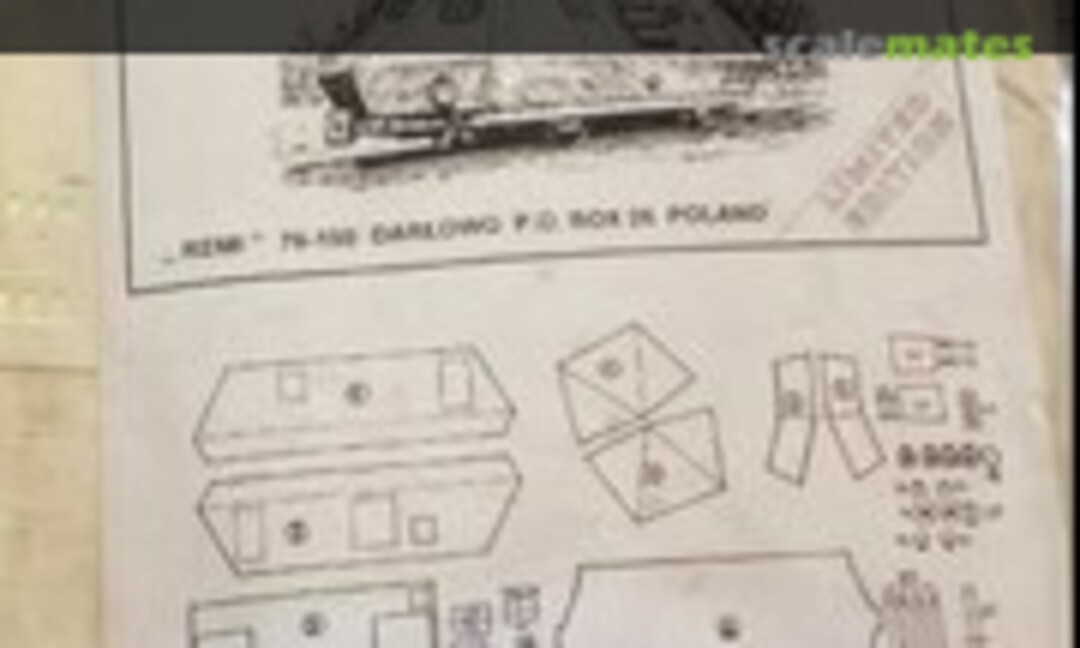 1:35 German Armored Train Steyr K2670 (REMI 35.xx) 35.xx