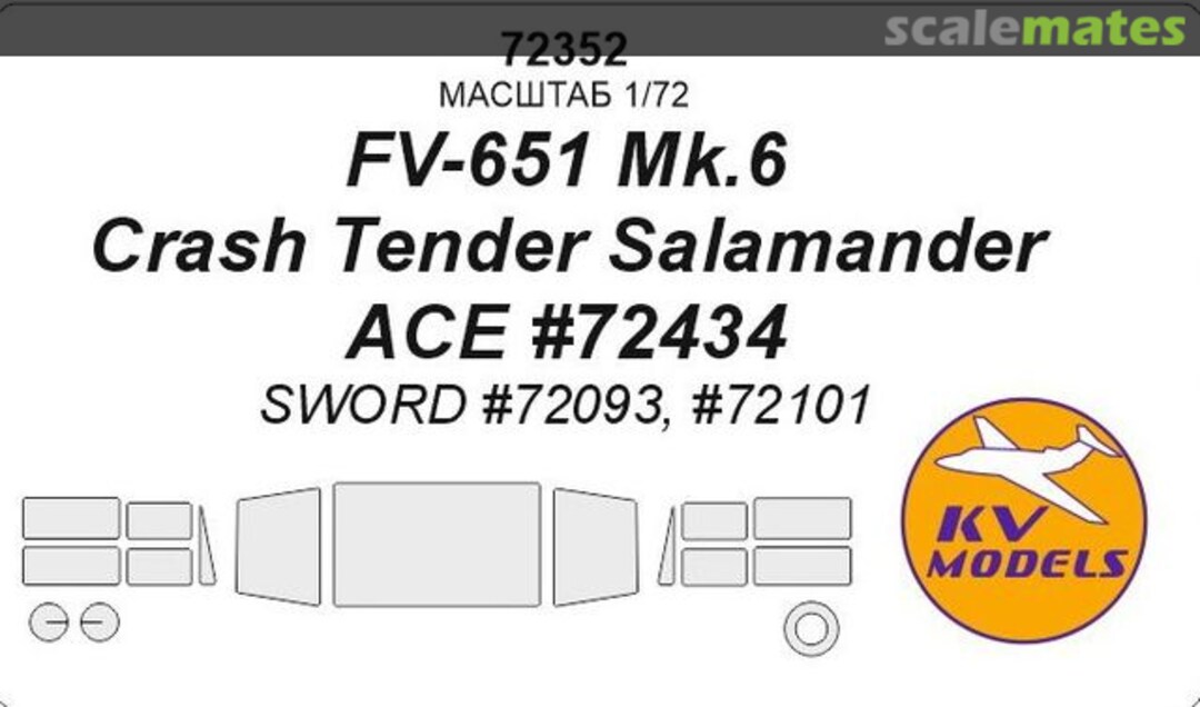 Boxart FV-651 Mk.6 Crash Tender Salamander 72352 KV Models Boxart FV-651 Mk.6 Crash Tender Salamander 72352 KV Models