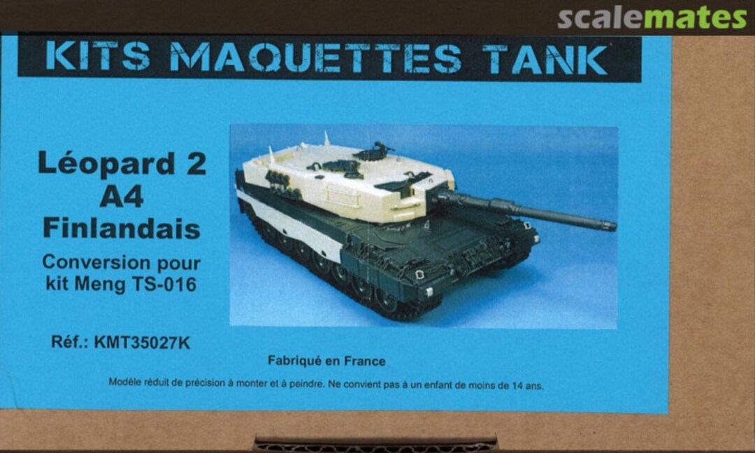 Boxart Leopard 2A4 Finlandais KMT35027K KMT Boxart Leopard 2A4 Finlandais KMT35027K KMT