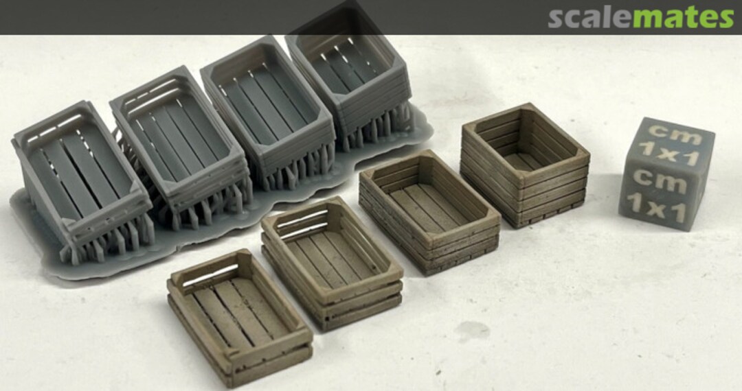 Boxart Wooden crates large - 4 types - 4 pieces 72090109 EMP3d Boxart Wooden crates large - 4 types - 4 pieces 72090109 EMP3d