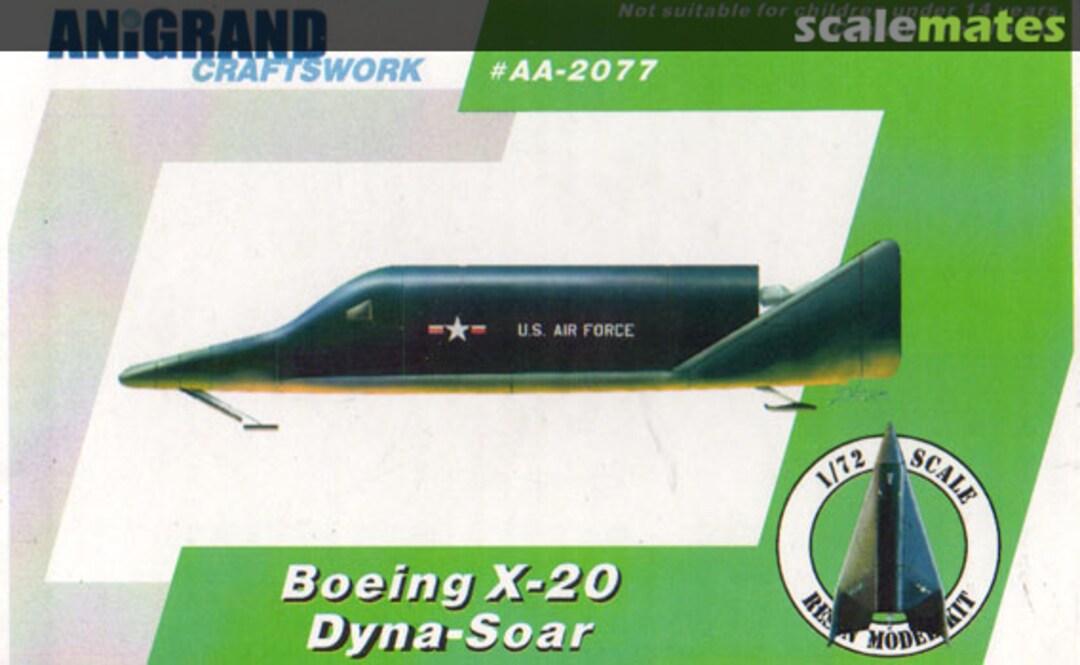 Boxart Boeing X-20 Dyna-Soar AA-2077 Anigrand Craftswork Boxart Boeing X-20 Dyna-Soar AA-2077 Anigrand Craftswork