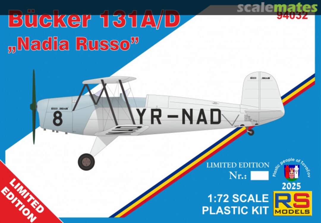 Boxart Bücker Bü 131 A/D 94032 RS Models