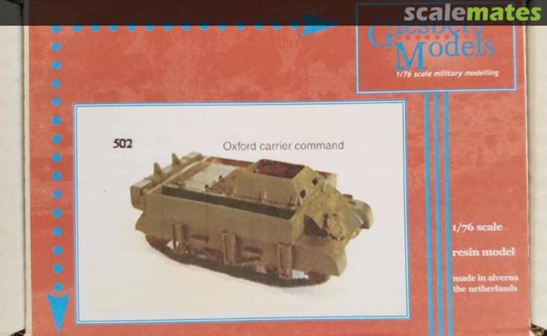 Boxart Oxford Command Carrier 502 Giesbers Models Boxart Oxford Command Carrier 502 Giesbers Models