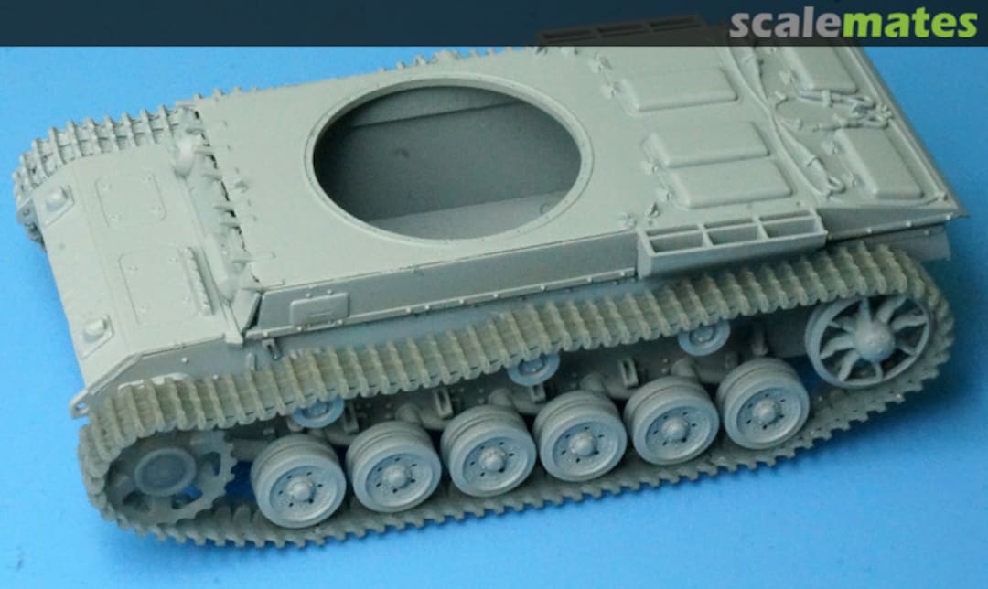 Boxart Pz.III / StuG III type 5b Tracks and sprockets DE72008 Fat Frog Scale Models Boxart Pz.III / StuG III type 5b Tracks and sprockets DE72008 Fat Frog Scale Models