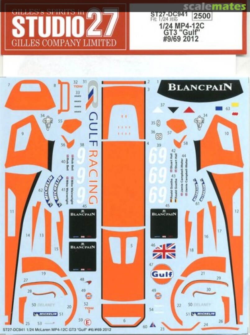Boxart McLaren MP4-12C GT3 ST27-DC941 Studio27 Boxart McLaren MP4-12C GT3 ST27-DC941 Studio27
