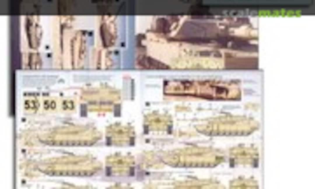 1:72 US Army (1-64 Armor, HQ &amp; C Co) M1A1HAs in OIF (Echelon Fine Details T72015)