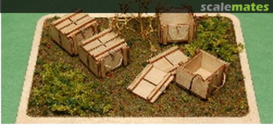 Boxart Ammo Crates for 37mm Tank 20-Rnd Box Complete 350016 GCLaser Boxart Ammo Crates for 37mm Tank 20-Rnd Box Complete 350016 GCLaser