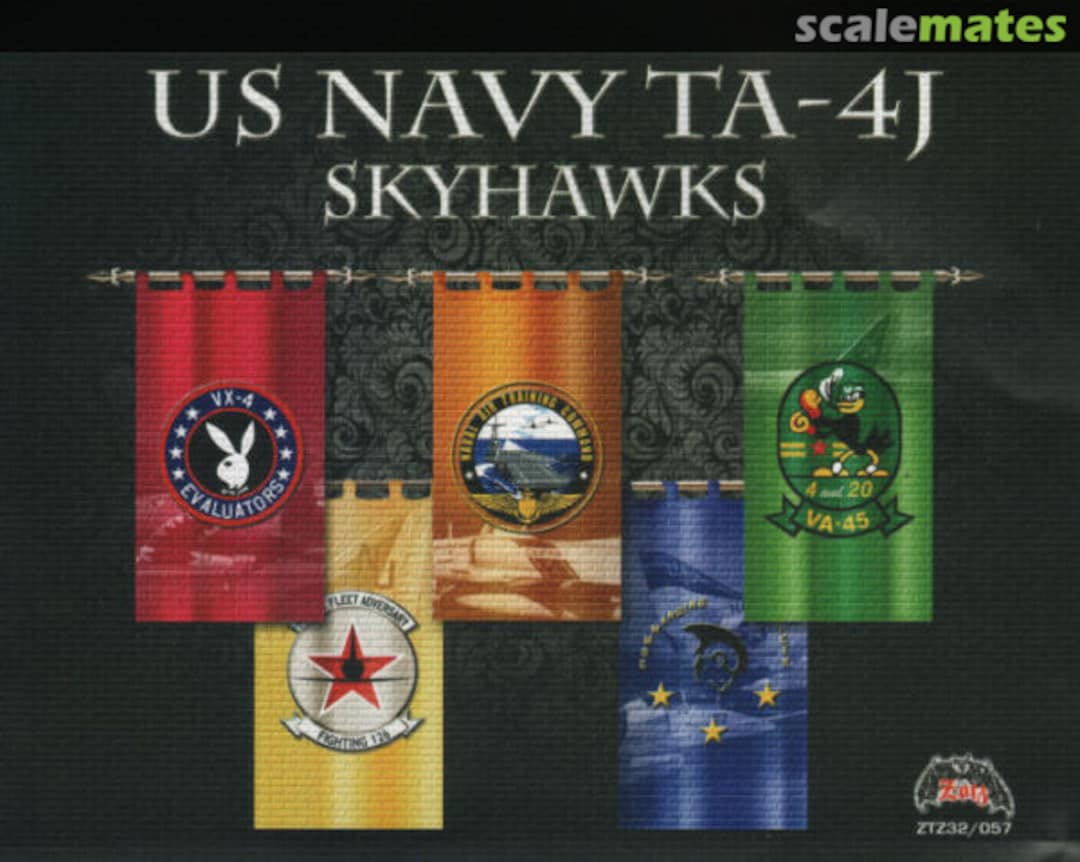 Boxart US Navy TA-4J Skyhawks 32057 Zotz Decals Boxart US Navy TA-4J Skyhawks 32057 Zotz Decals