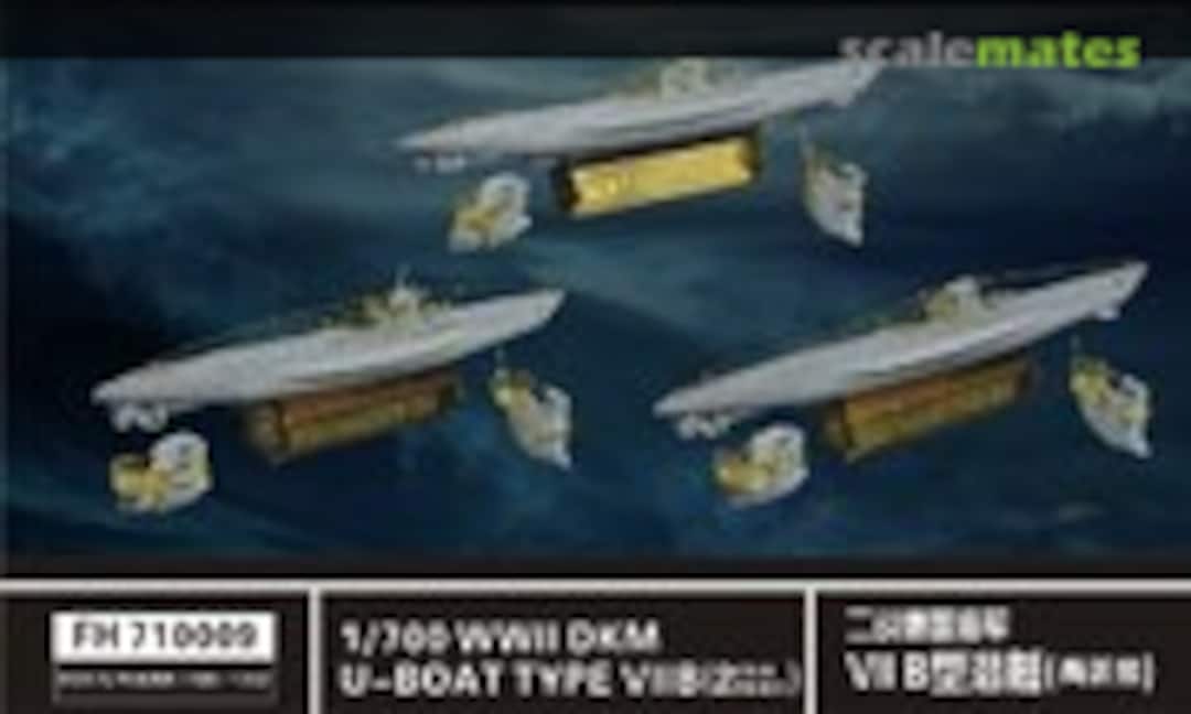 1:700 German U-Boat Type VII B (2 kits in the box) (FlyHawk Model FH710009) FH710009