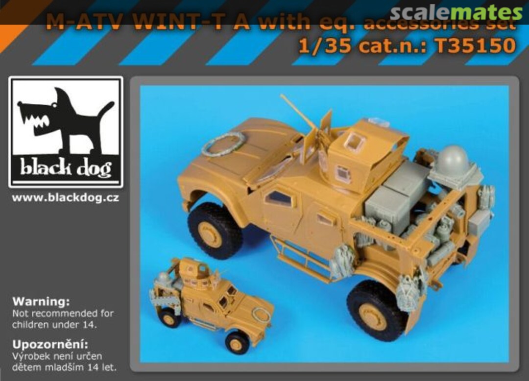 Boxart M-ATV WINT-T A with equip.accessories set -Panda Hobby- T35150 Black Dog Boxart M-ATV WINT-T A with equip.accessories set -Panda Hobby- T35150 Black Dog