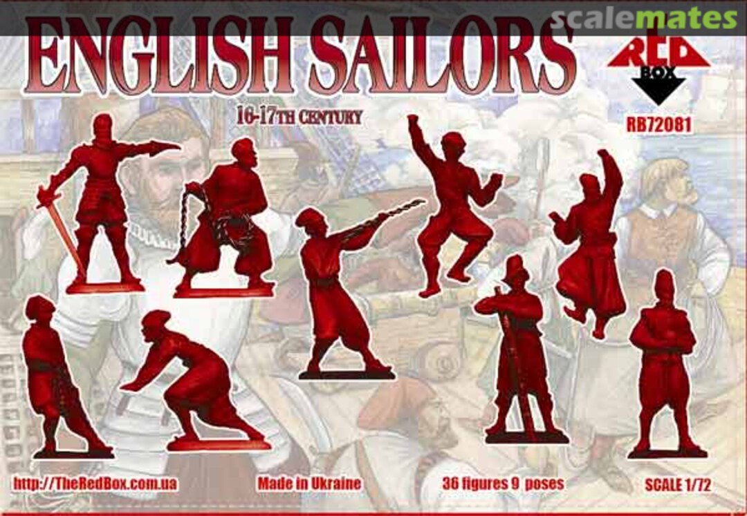 Contents English Sailors RB72081 Red Box Contents English Sailors RB72081 Red Box