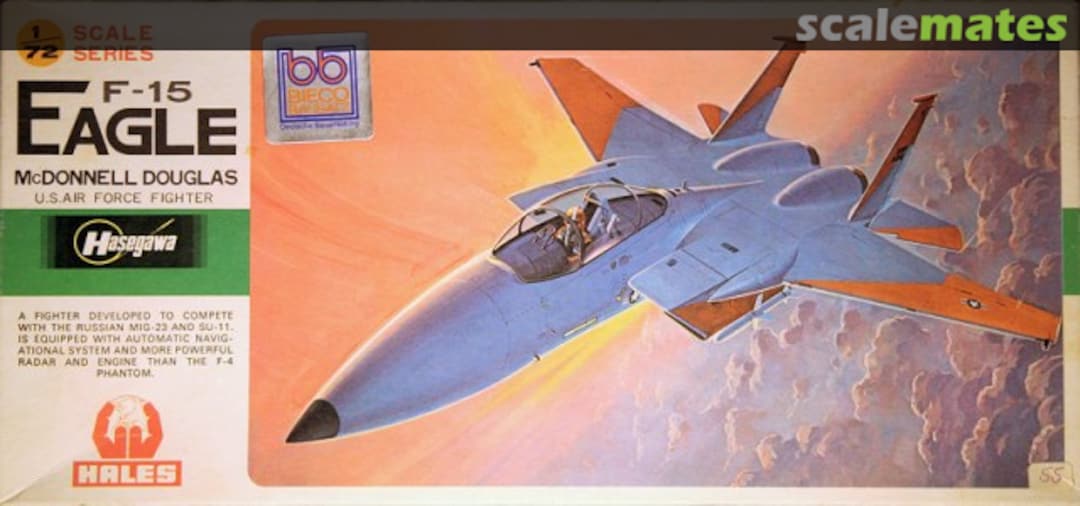 Boxart McDonnell Douglas F-15 Eagle JS-097 Hasegawa/Hales Boxart McDonnell Douglas F-15 Eagle JS-097 Hasegawa/Hales