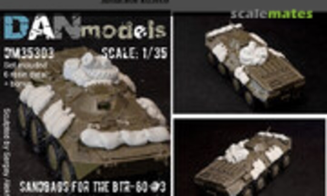 1:35 Personal equipment of crew and sandbags of BTR-80 and spare wheel (DANmodels DM35303) DM35303