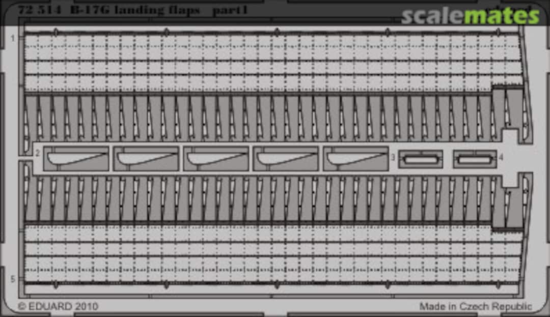 Boxart B-17G landing flaps 72514 Eduard Boxart B-17G landing flaps 72514 Eduard
