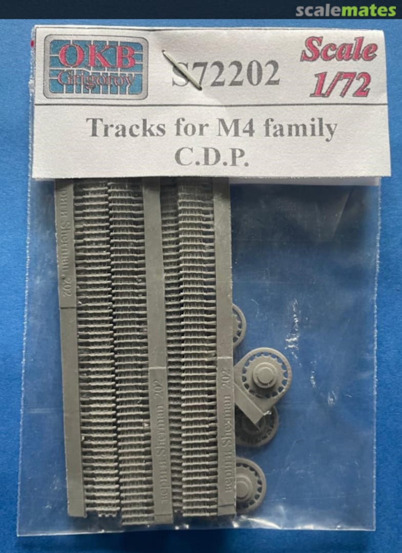 Boxart Tracks for M4 family, C.D.P. S72202 OKB Grigorov Boxart Tracks for M4 family, C.D.P. S72202 OKB Grigorov
