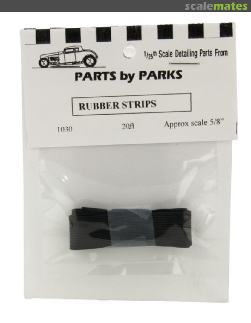 Boxart 20 ft. Rubber Strips for fan belts, small hose, weather strips, etc 1030 Parts By Parks Boxart 20 ft. Rubber Strips for fan belts, small hose, weather strips, etc 1030 Parts By Parks