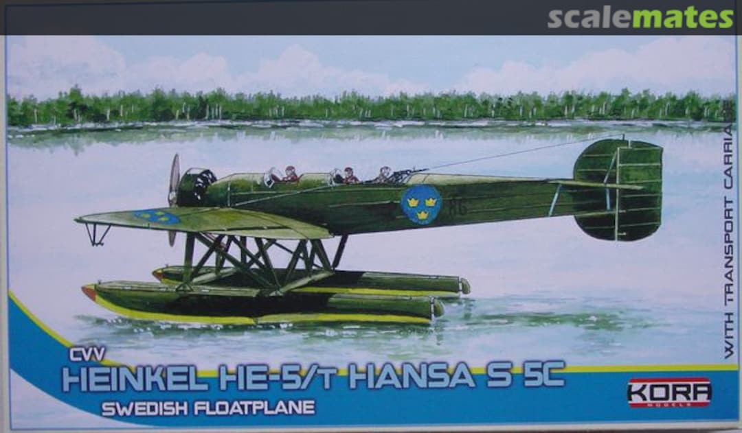 Boxart Heinkel He-5/T "Hansa S5D with transport carriage 72199 Kora Models Boxart Heinkel He-5/T "Hansa S5D with transport carriage 72199 Kora Models