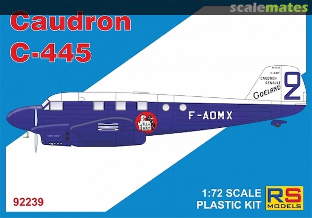 Boxart Caudron C-445 92239 RS Models