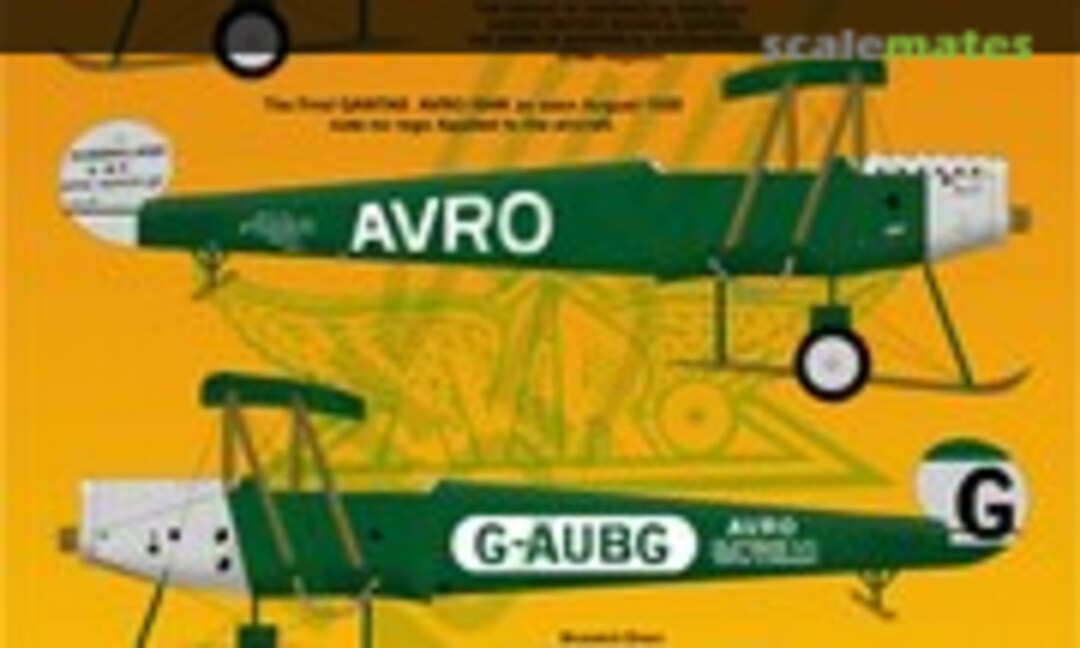 1:72 QANTAS, Avro 504K, First Aircraft (Hawkeye Models CDS-150) CDS-150