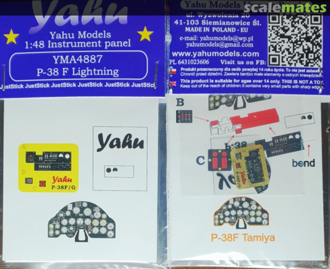 Boxart P-38F Lightning YMA4887 Yahu Models Boxart P-38F Lightning YMA4887 Yahu Models