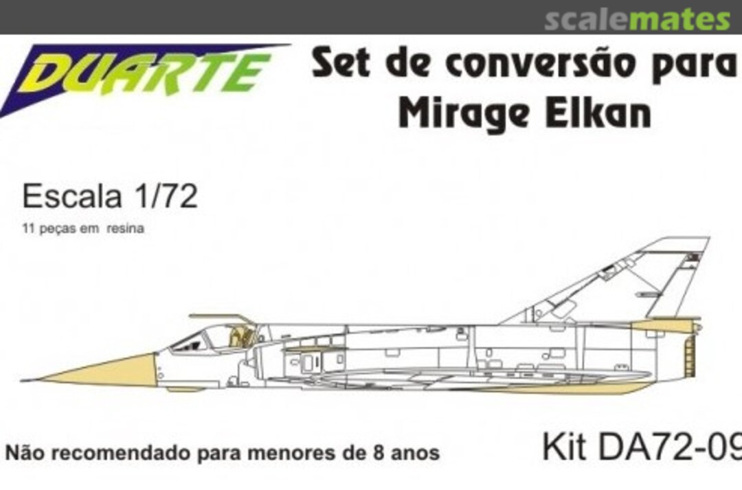 Boxart Set de conversão para Mirage Elkan DA72-09 Duarte Boxart Set de conversão para Mirage Elkan DA72-09 Duarte