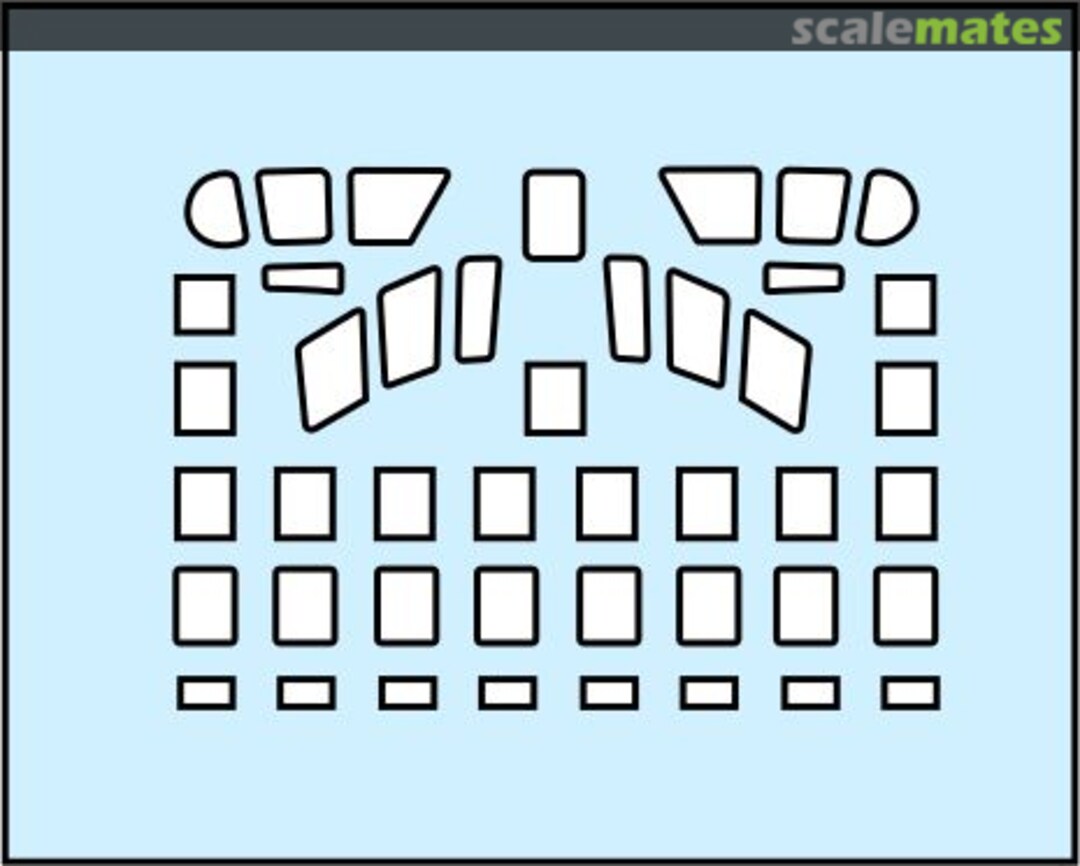 Boxart Boeing 307 Stratoliner Die-cut mask for painting canopy frame MS144003 AK Hobby Boxart Boeing 307 Stratoliner Die-cut mask for painting canopy frame MS144003 AK Hobby