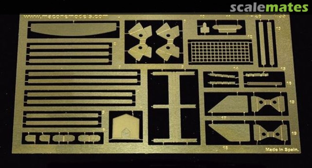 Boxart Photoetched for T26 MAC35008 MacOne Models Boxart Photoetched for T26 MAC35008 MacOne Models