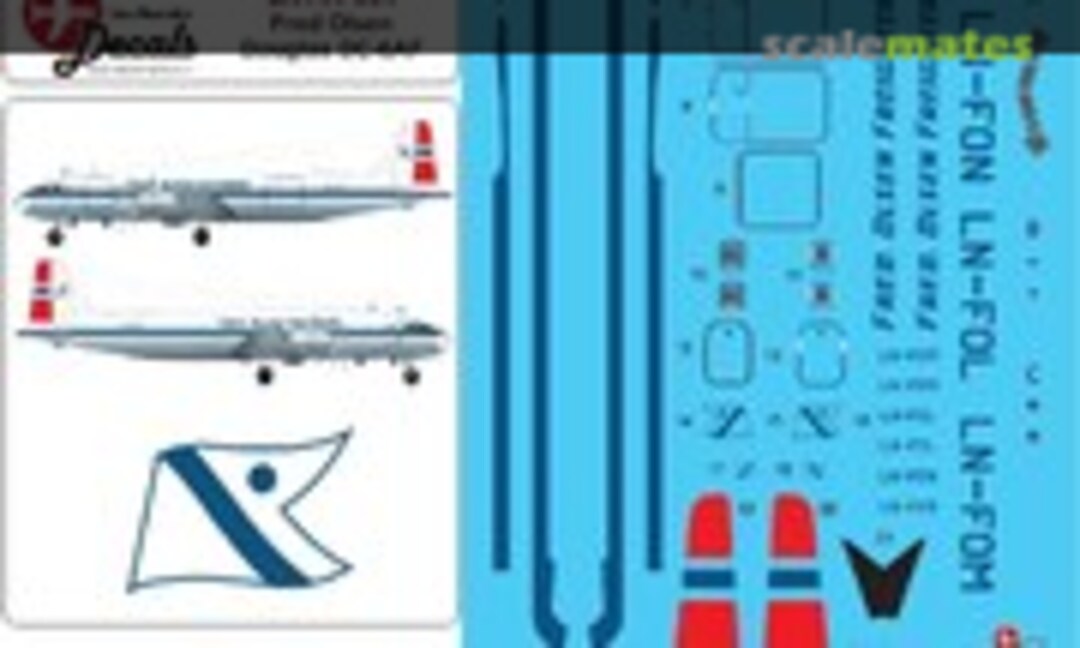 1:144 Fred Olsen Douglas DC-6AF (Lima November Decals LN144-634) LN144-634